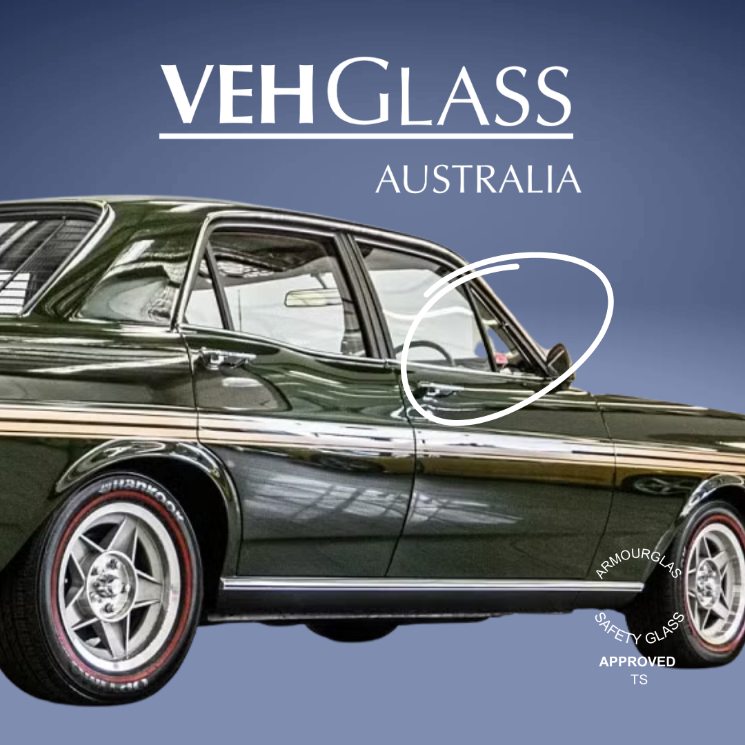 FORD XW XY SEDAN LEFT FRONT QUARTER GLASS - CLEAR