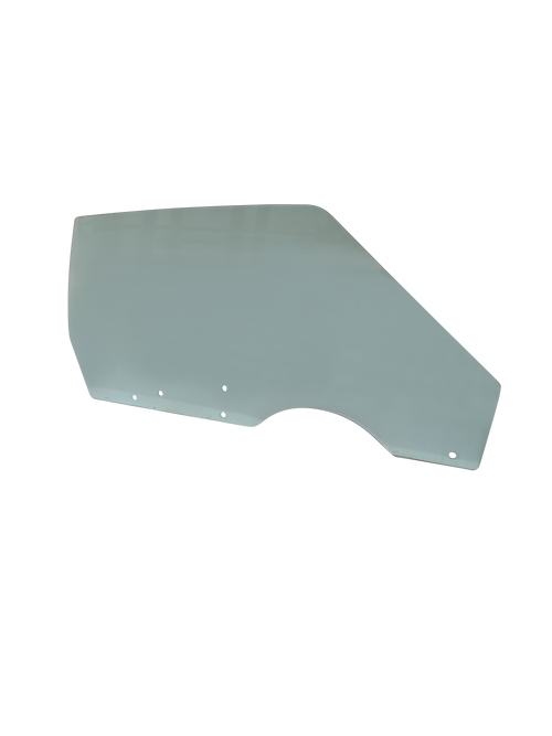Ford Coupe XA XB XC Right Front Door Glass Panel, Green.