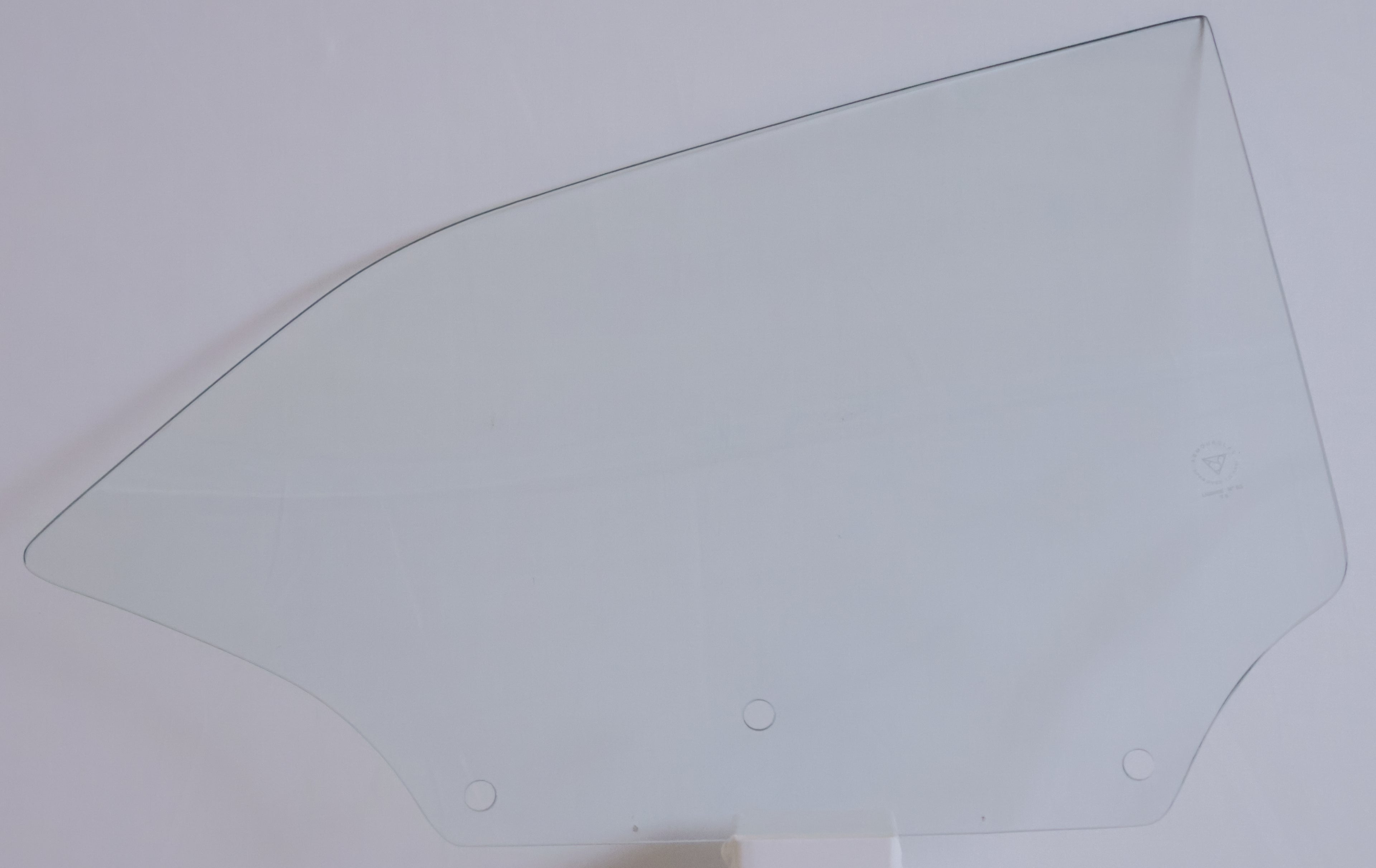 Ford Coupe XA XB XC Right Rear Quarter Glass Panel, Green.