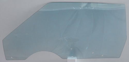 Ford Coupe XA XB XC Left Front Door Glass Panel, Green.