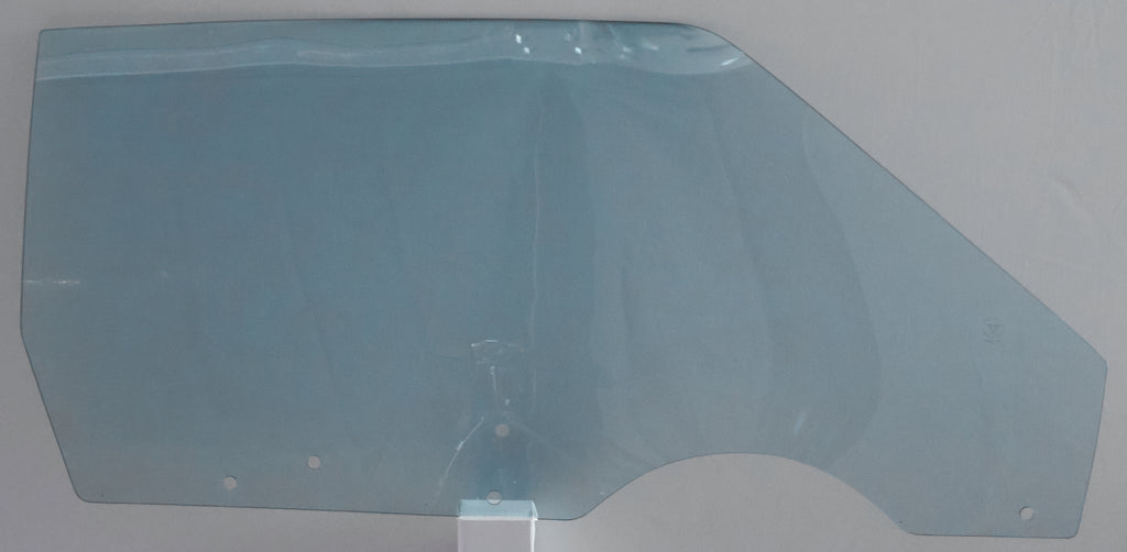 Ford Coupe XA XB XC Right Front Door Glass Panel, Green.