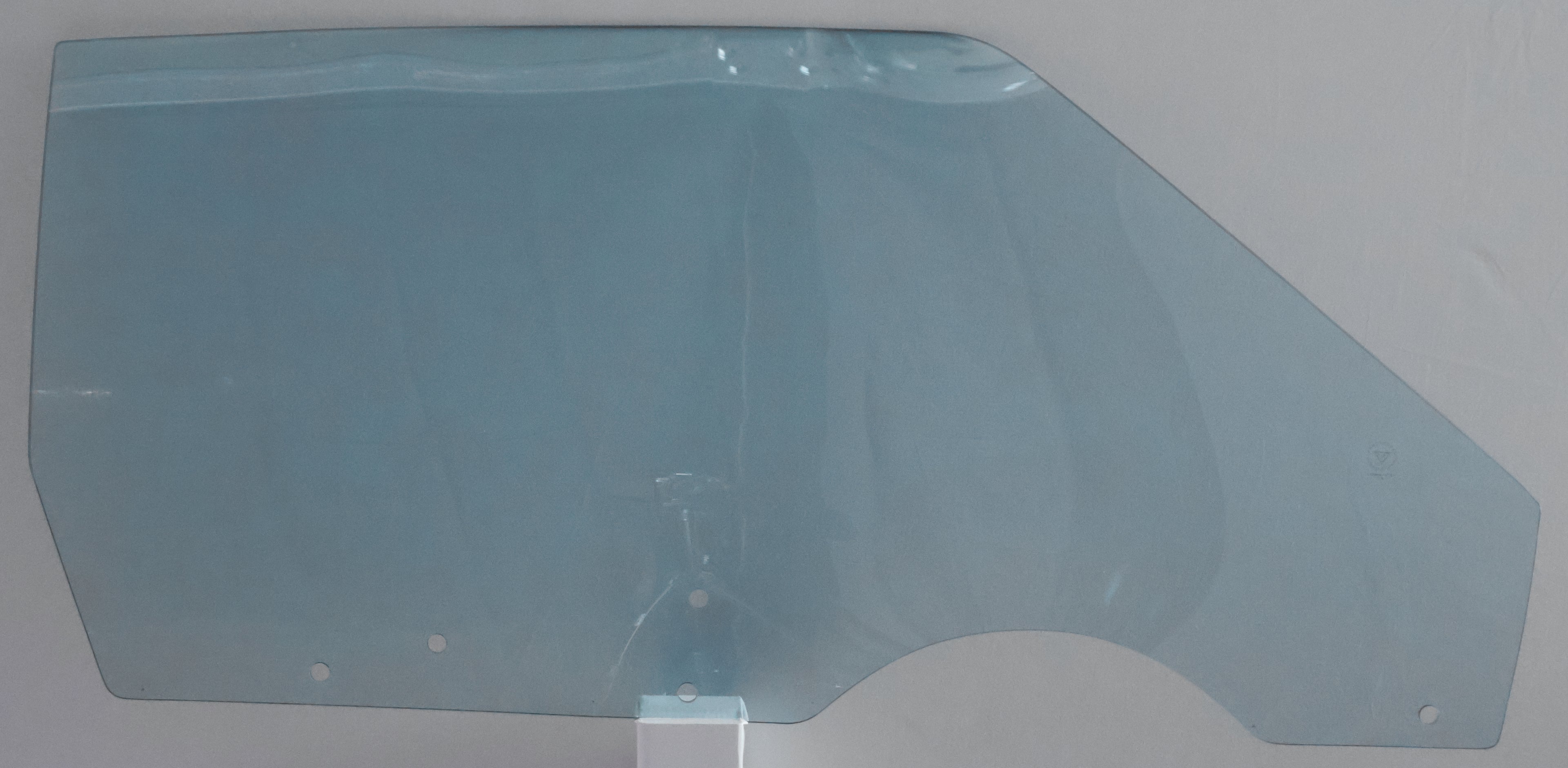 Ford Coupe XA XB XC Right Front Door Glass Panel, Green.