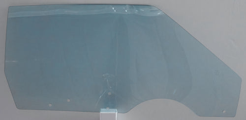 Ford Coupe XA XB XC Right Front Door Glass Panel, Green.