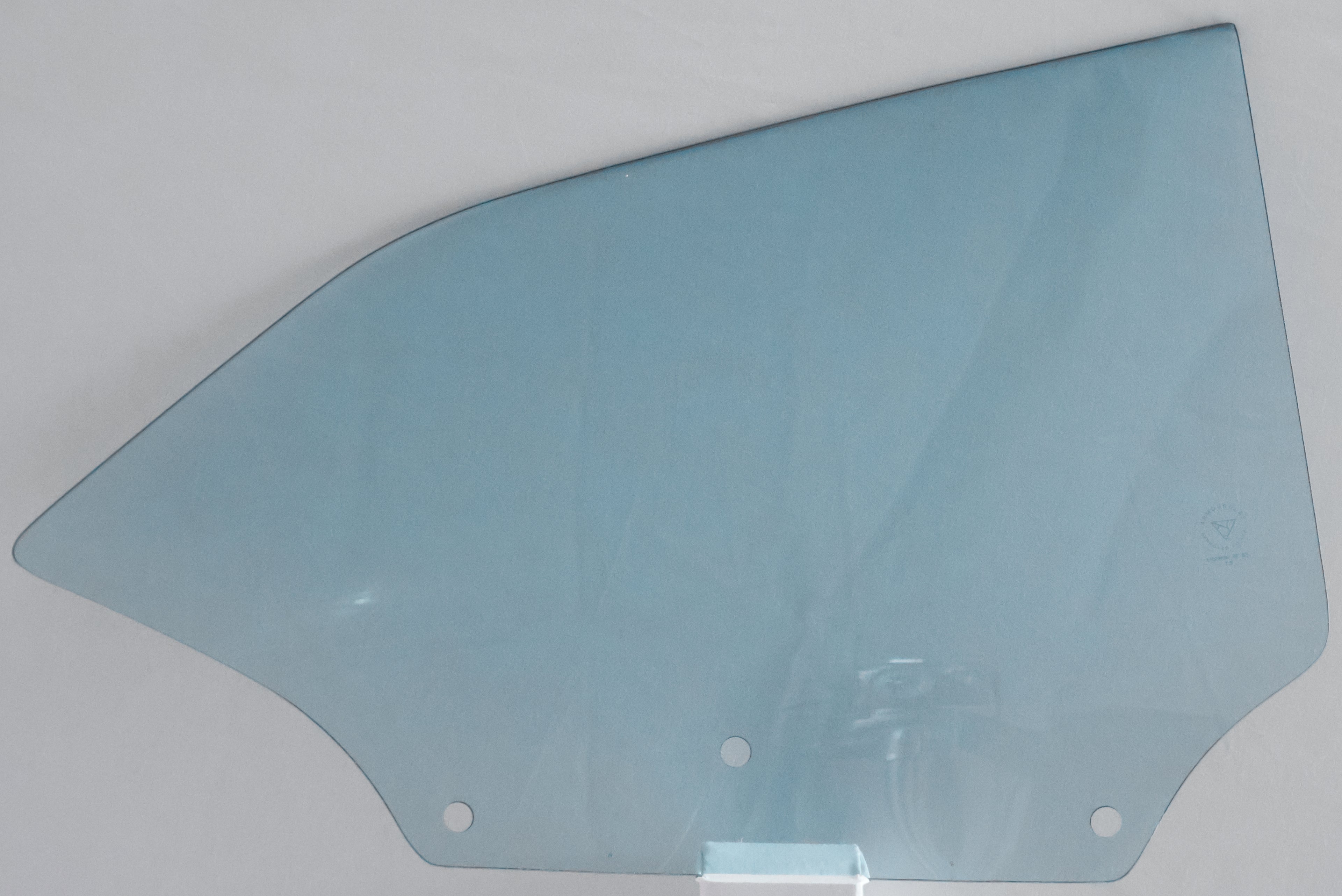 Ford Coupe XA XB XC Right Rear Quarter Glass Panel, Green.