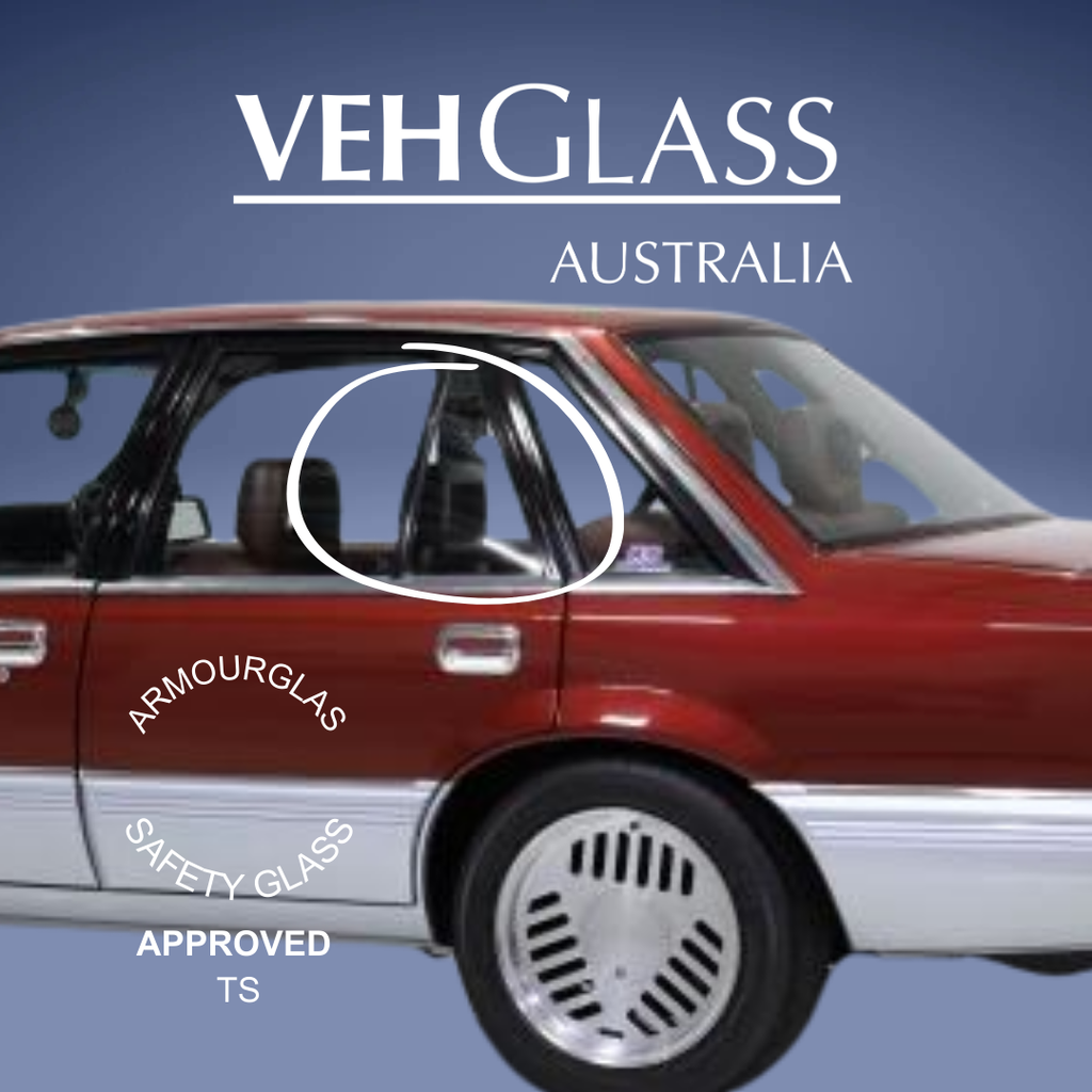 Holden Commodore VK VL Sedan Left Rear Quarter Clear Glass Panel