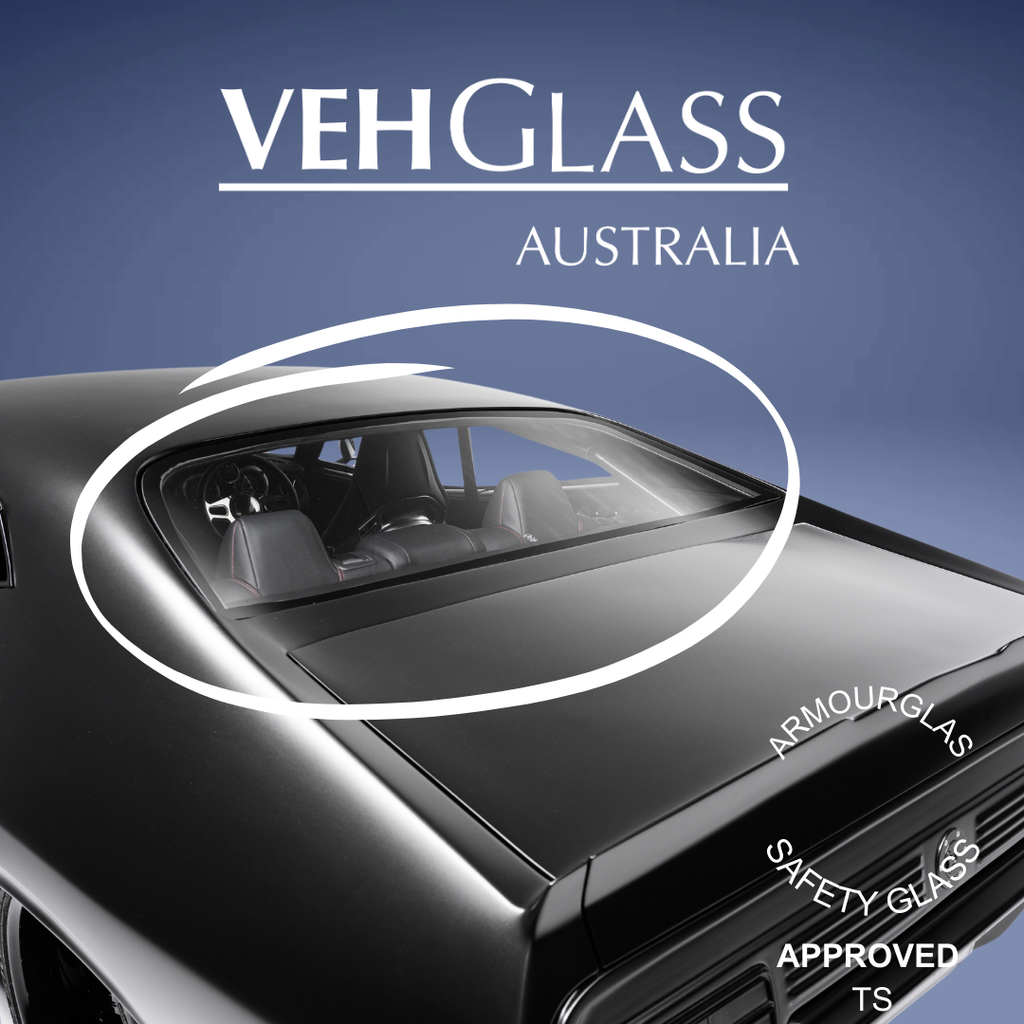 Ford XA XB XC Coupe Cobra Rear Screen Clear Glass Panel