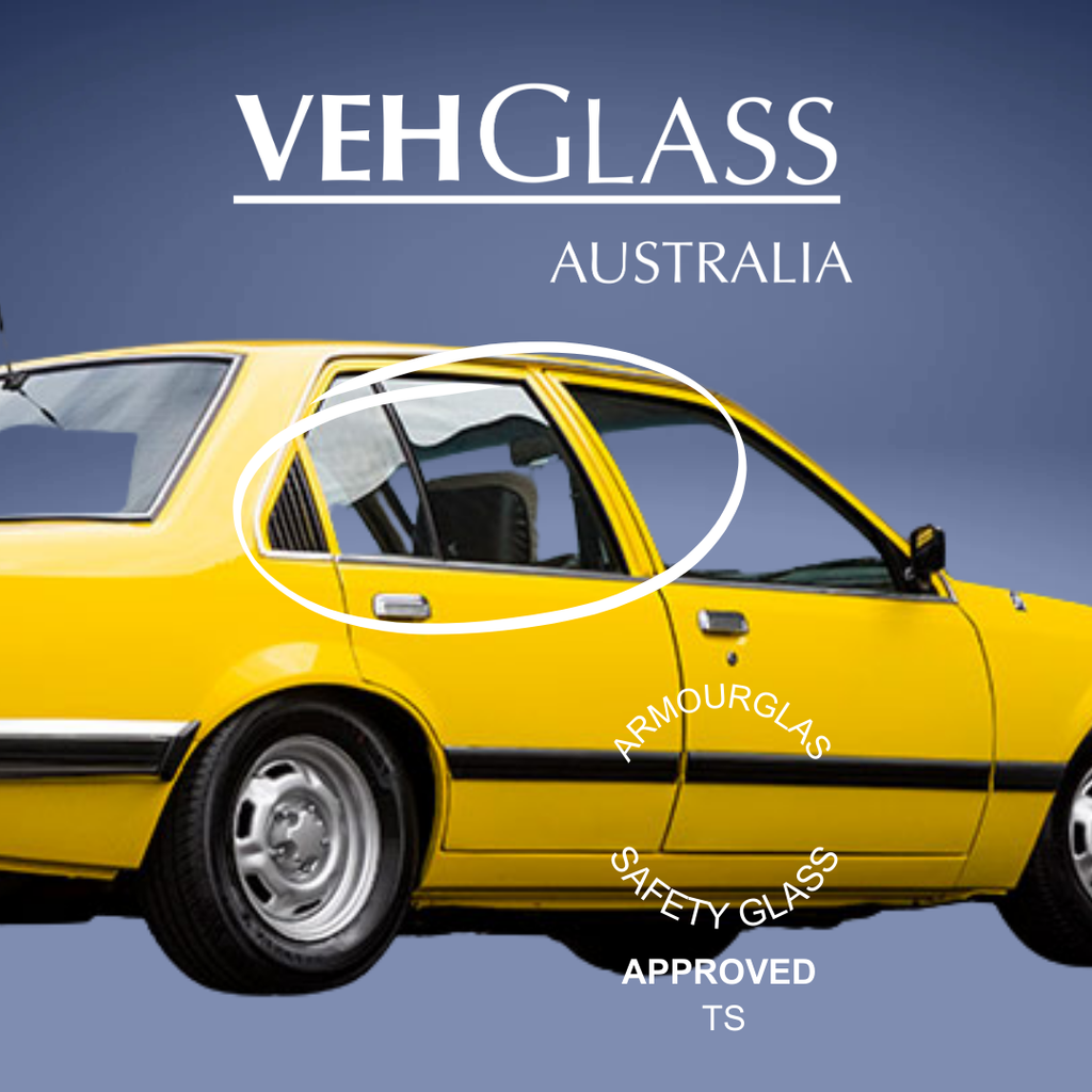 Holden Commodore VB VC VH VK VL Commodore Sedan Right Rear Door Clear Glass Panel